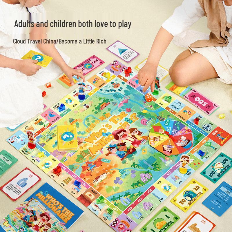 ТОИ Мировое Путешествие: Китайское Делюкс Издание - Очень Большая Детская Классическая Настольная Игра для Семейного Веселья