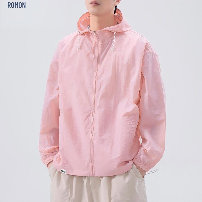 Luomeng Men s 100% Nylon UPF50+ Hooded Sun Protection Jacket 3XL