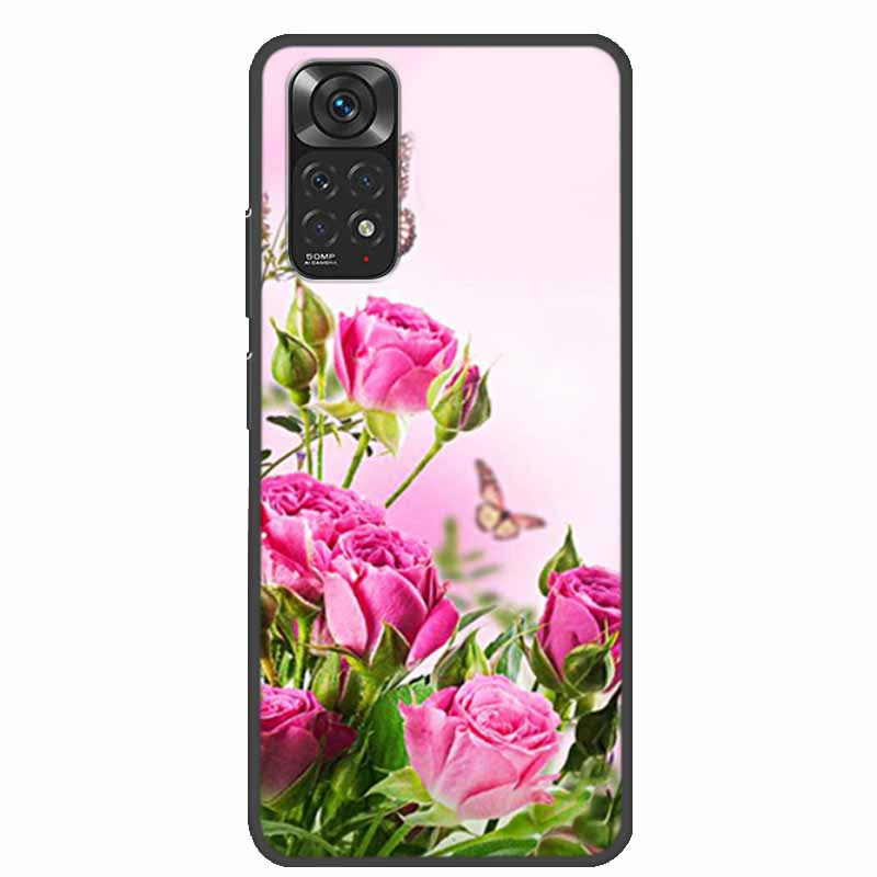 For Redmi Note 11 Cases Note11s Painted Soft TPU Silicone Phone Cases for Xiaomi Redmi Note 11 Pro 5G Cover Coque Note11s 4G Bag