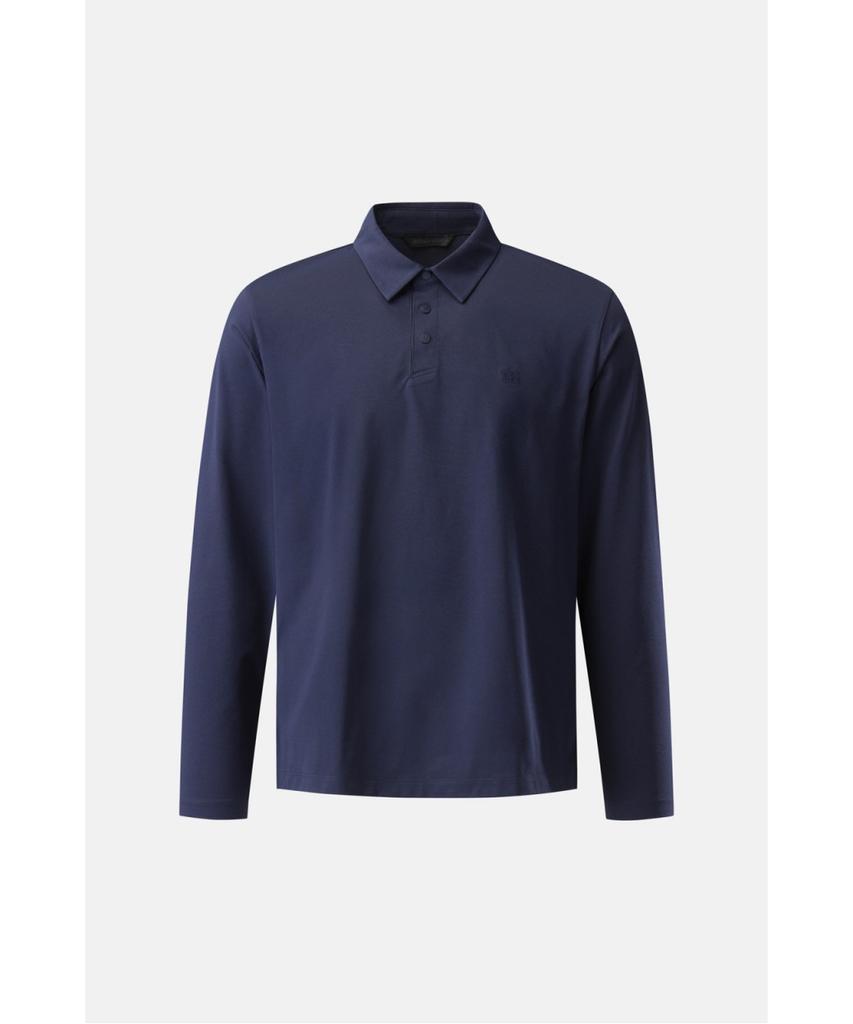Koolongseupocheu Men'S Basic Polo Long Sleeve T-Shirt Tltbx26101Nay