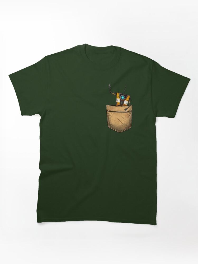 Pocket Claptrap - Borderlands Classic T-Shirt