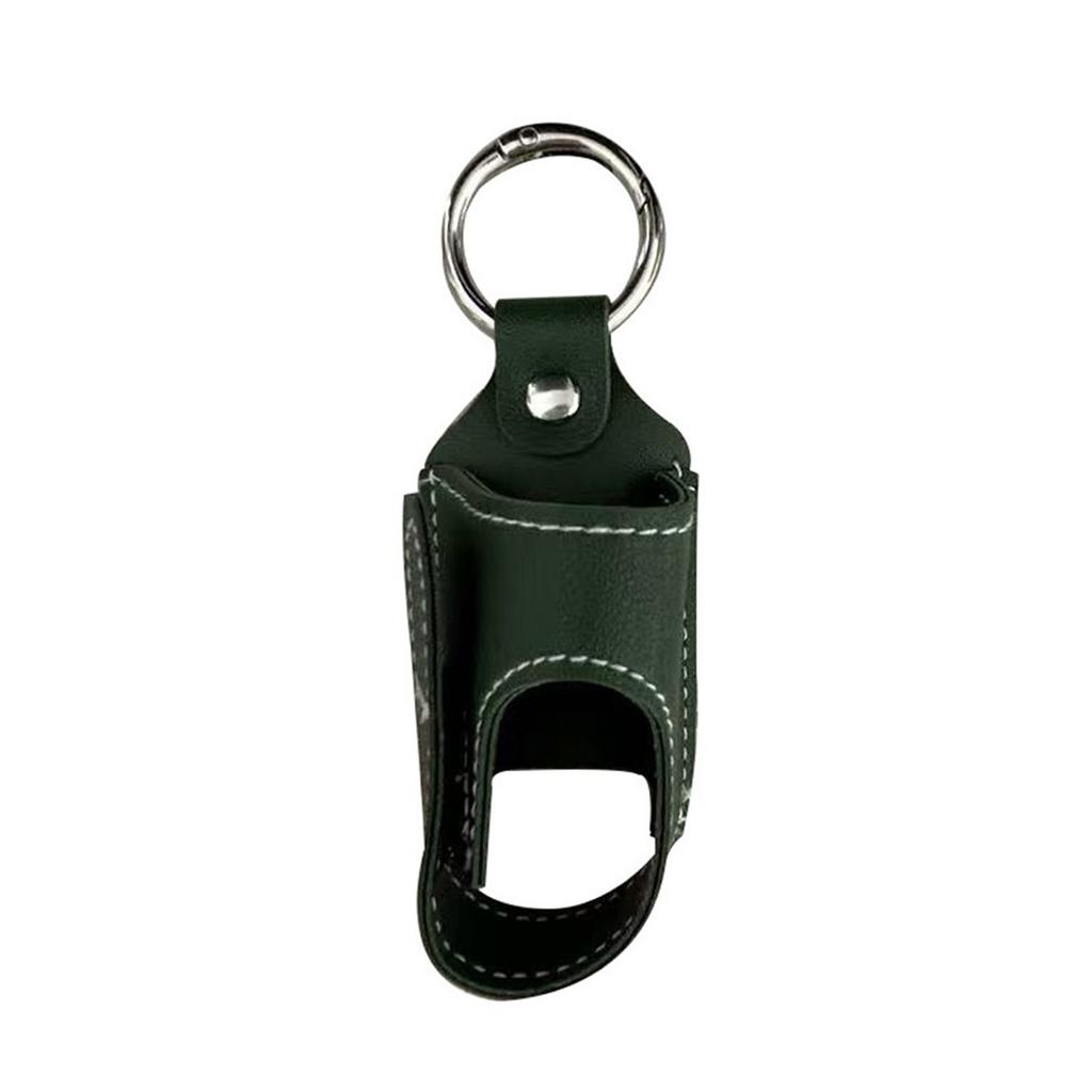Compact PU Leather Inhaler Holder Keychain Sprayer Sleeve Accessory for Travel School Hiking and Everyday Convenience