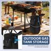20 lb Propane Gas Tank Bag Oxford Cloth Waterproof Propane Tank Cover with Side Flip Flap and 2 Storage Pocket Gas Bottles Cover