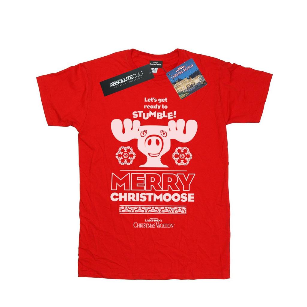 National Lampoon´s Christmas Vacation Mens Merry Christmoose T-Shirt