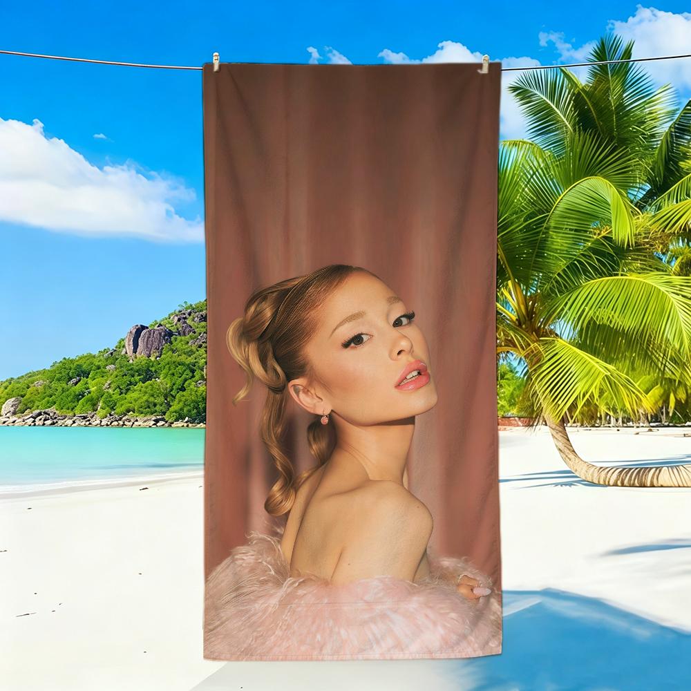 Singer A-Ariana G-Grande Towel Sports Quick Dry Travel Camping Sandproof Soft Light Large Beach Towel