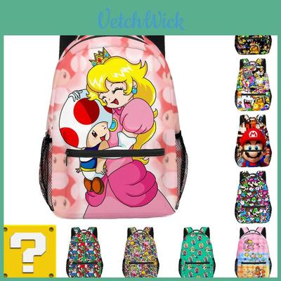 New Arrival Mario Primary And Secondary School Backpack Breathable 20-35l Capacity