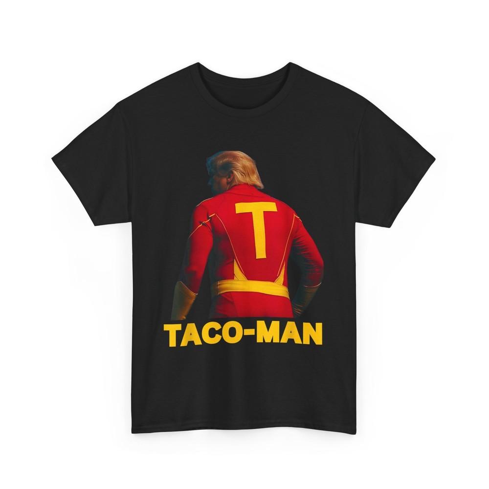 

TACO-MAN Anti-Trump Political Halloween Costume Funny Satire Unisex T-Shirt Unisex T-Shirt S