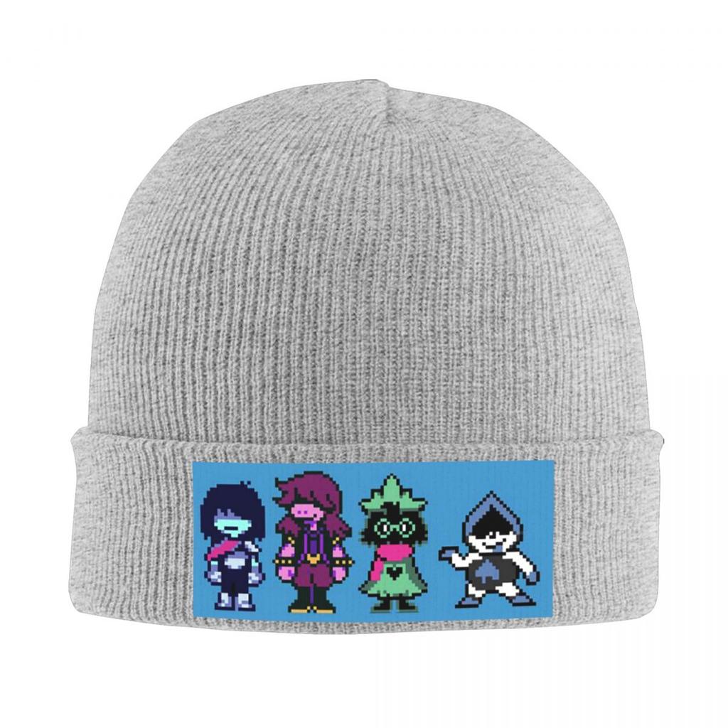 Game Deltarune Kris Ralsei Susie Warm Knitted Cap Fashion Bonnet Hat Autumn Winter Outdoor Beanies Hats for Unisex Adult