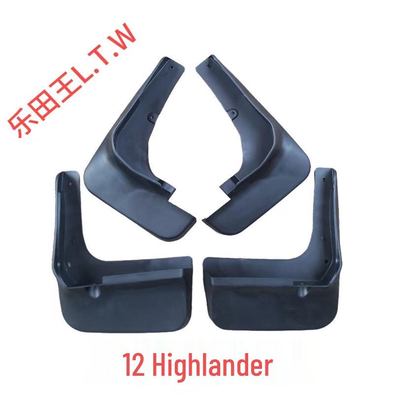 Mud Flaps for Toyota Highlander, RAV4, Rongfang, Yaris L, Zhi Xuan X, Crown, IZOA/C-HR, and Velanda.
