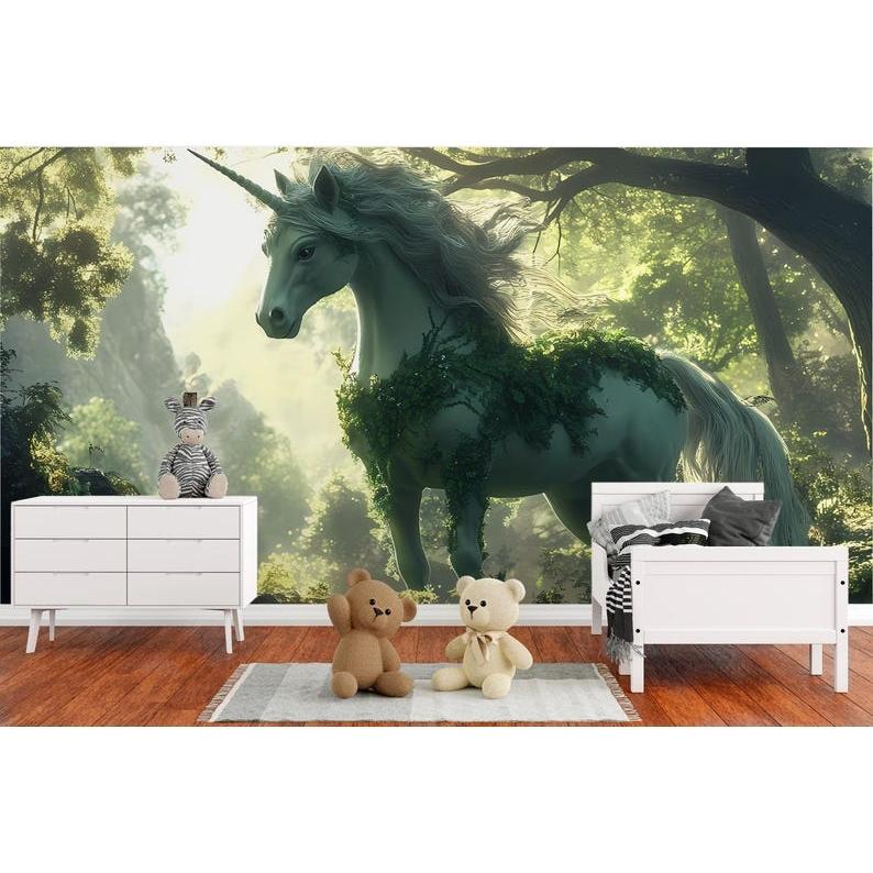 Dreamy Unicorn Forest tapestry 75x100 чёрный