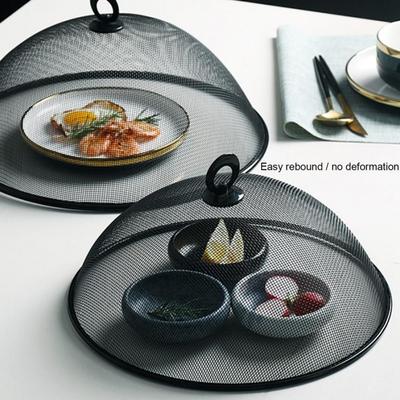 Round Shape Mesh High Quality Anti-Flying Dish Cover for Outdoors Parties BBQs