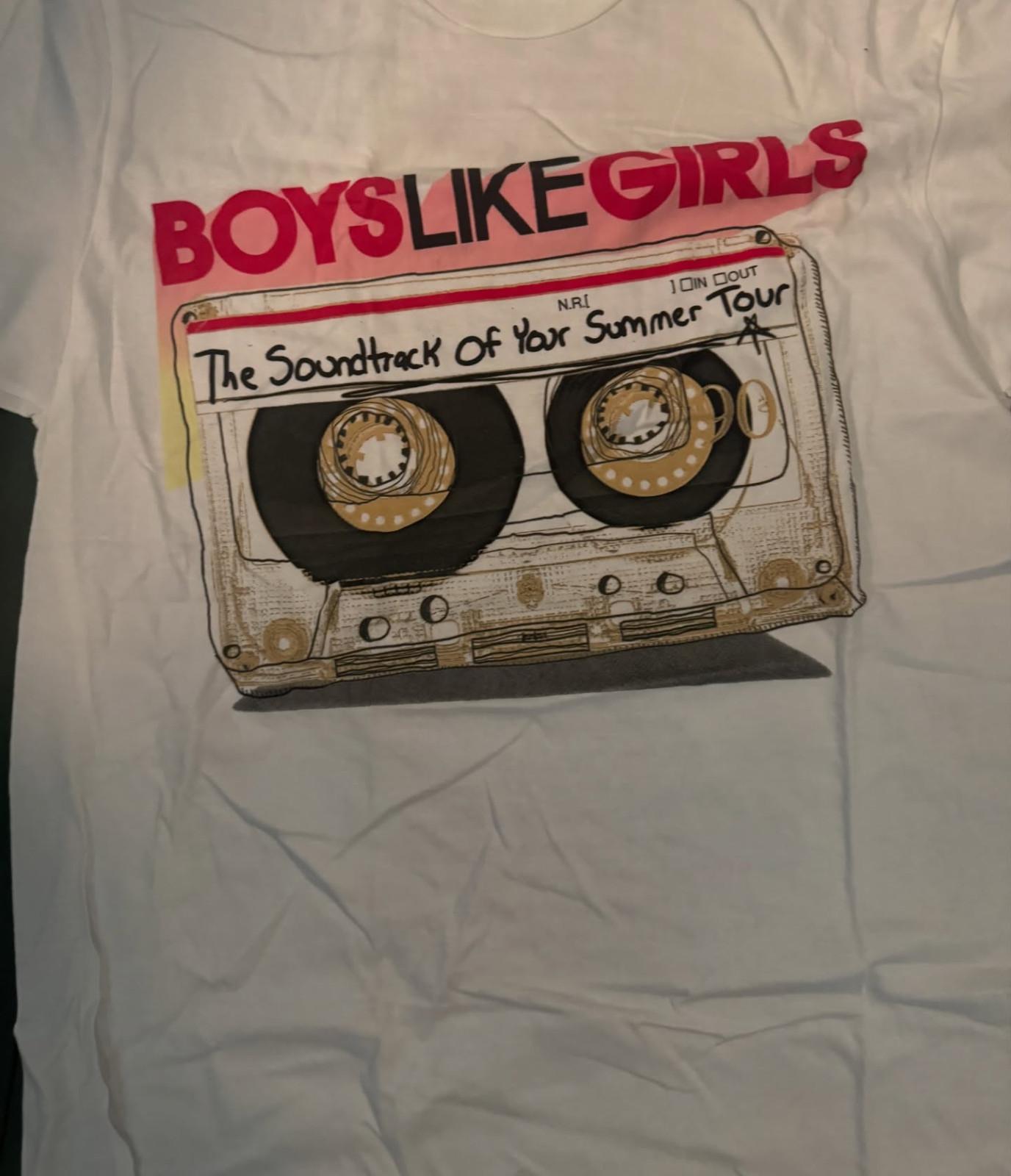 Vintage Boys Likes Girls The Soundtrack Of Your Summer Tour 1 Sided T Shirt XXXL