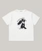 BETWEEN A AND B Starry Night Oversized T-Shirt [White]