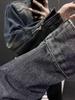 Men's Distressed Retro Slim-fit Denim Jacket - Casual Zipper Outerwear for Spring & Autumn.