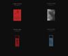 JISOO - JISOO FIRST SINGLE ALBUM + Folded Poster [Korean Edition] BLACKPINK (Red+Black ver. SET, 2 Folded Posters)