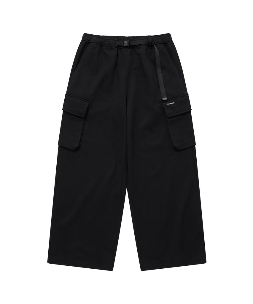 COVERNAT Wide Cargo Sweatpants Black