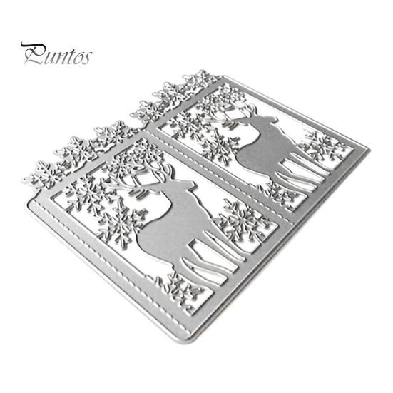 

Рождественский олень резки штамп DIY тиснение трафарет Скрапбукинг бумажные карты декор