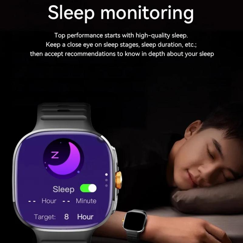 Nowy Smartwatch M99 Wersja Komórkowa 5G 2,4-calowy Amoled Większy Ekran Zegarek Smart Android z Obrotową Kamerą Gniazdo Karty SIM WIFI