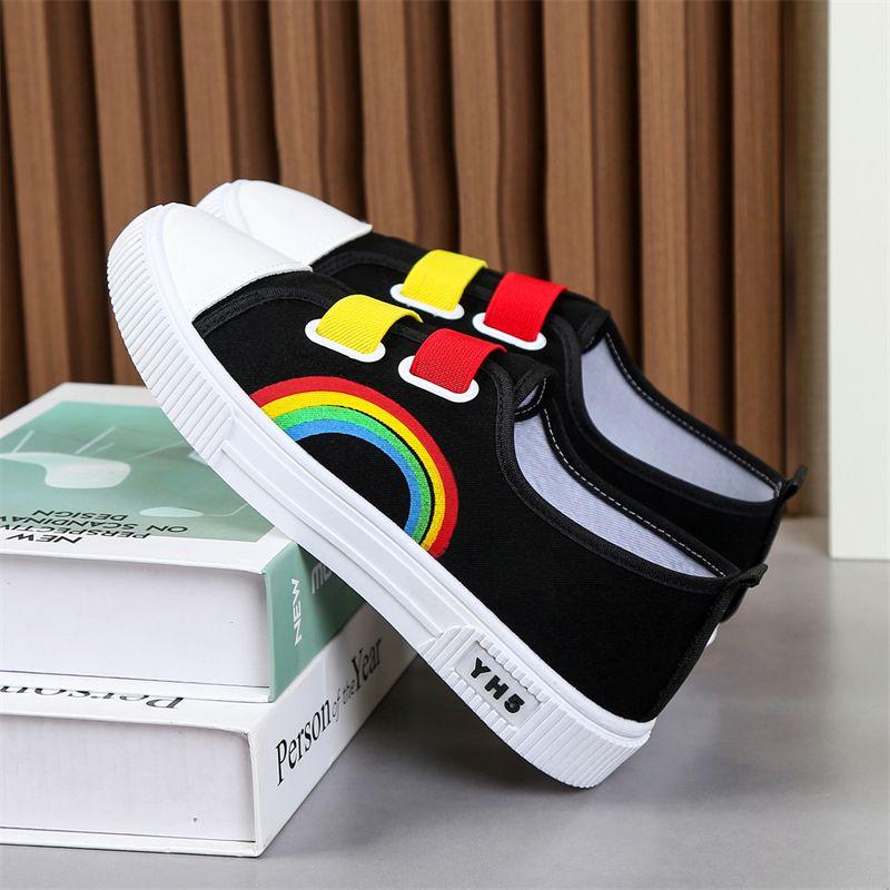 

Обувь Canvas Board Shoes, женская летняя, новый стиль, студенческая, универсальная, повседневная, спортивная обувь 40