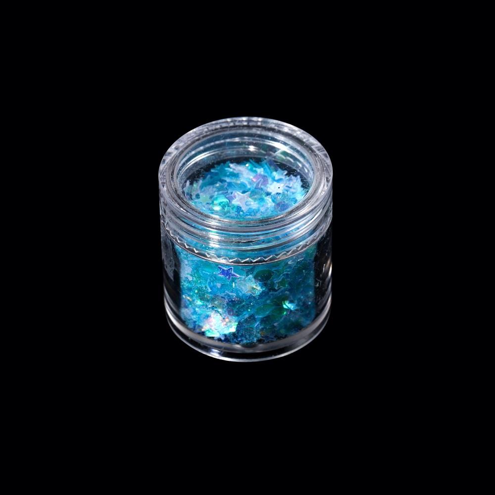 10ml/Box Glitter Epoxy Resin Fillings Mix Colorful Glitter Sequins Materials for DIY Epoxy Resin Mold Crafts Nail Art Fillers