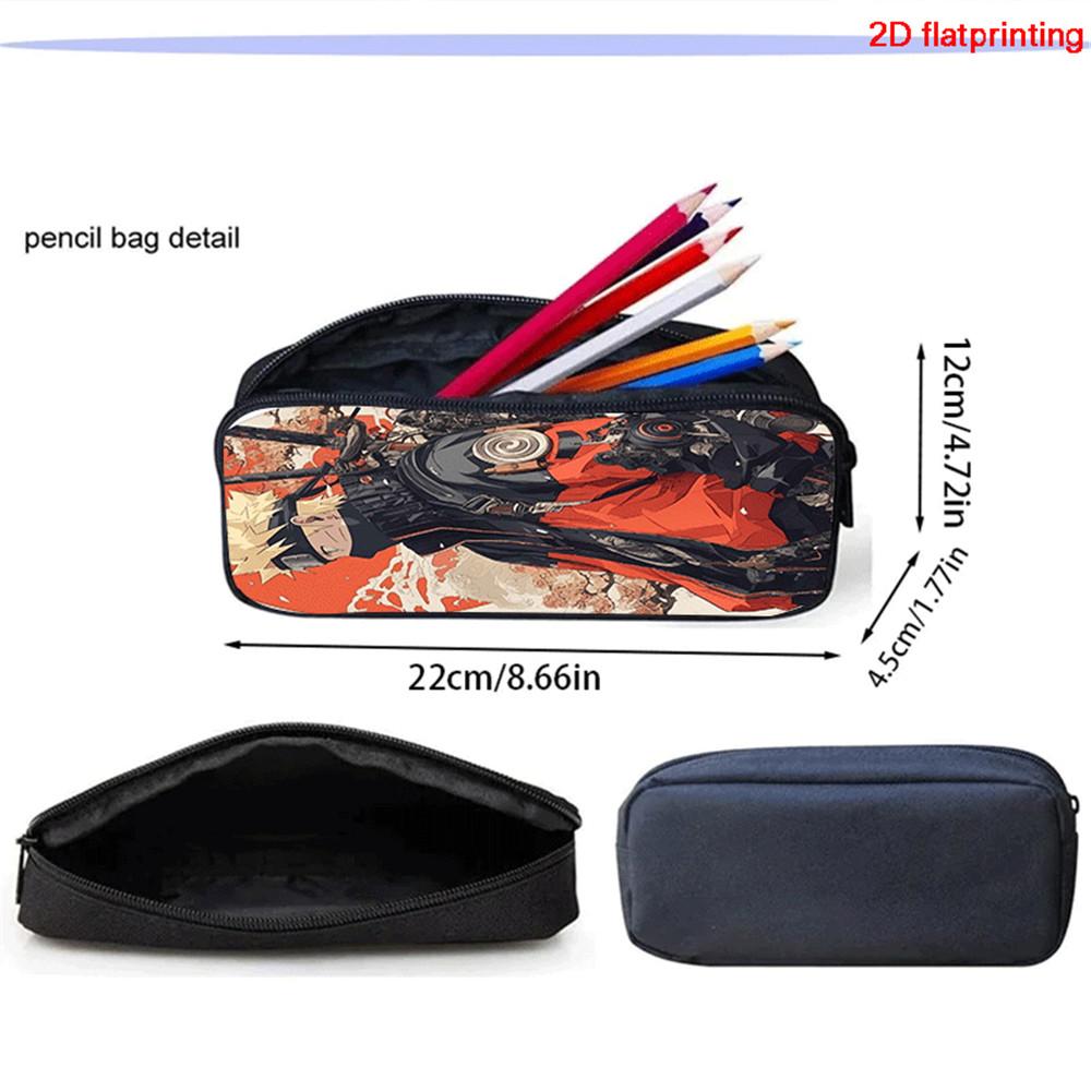 Animated NARUTO Thermal Cooler Lunch Box Adorable Lightweight Picnic Carrier for Boys & Girls Age 5-10 Children Daily Food Bag