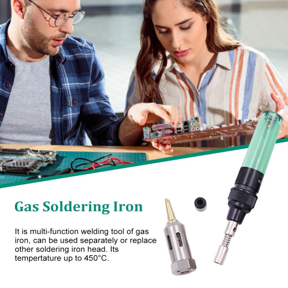 Spitze Butan-Lötbrenner Kabelloser Lötkolbenkopf Schweißstift Gas-Schweißlotwerkzeug Schweißkolben