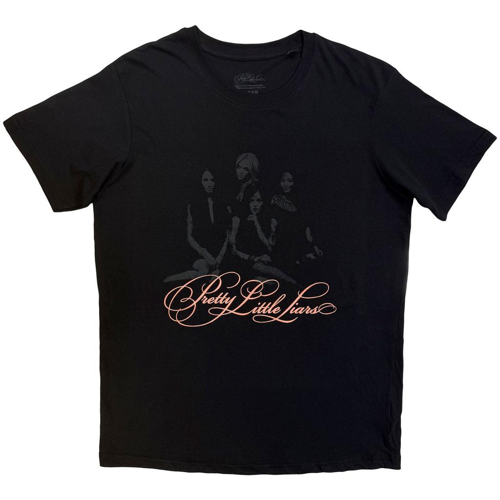 Pretty Little Liars TShirt Shh Black OFFICIAL NEW