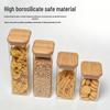 Cross-Border Kitchen High Borosilicate Glass Seasoning Jar Set - Multi-Functional Sealed Grain Jars for Home
