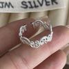 925 Sterling Silver Rings for Women Couple Minimalist Blue Stone Ring Fine CZ Jewelry Birthday Gift Prevent Allergy