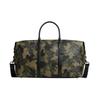 Reisetasche Trekker 50 Camouflage-Muster Hardware-Schnalle Großes Fassungsvermögen Beschichtetes Canvas und Glattes Kalbsleder Boston Schulter-Umhängetasche Armeegrün