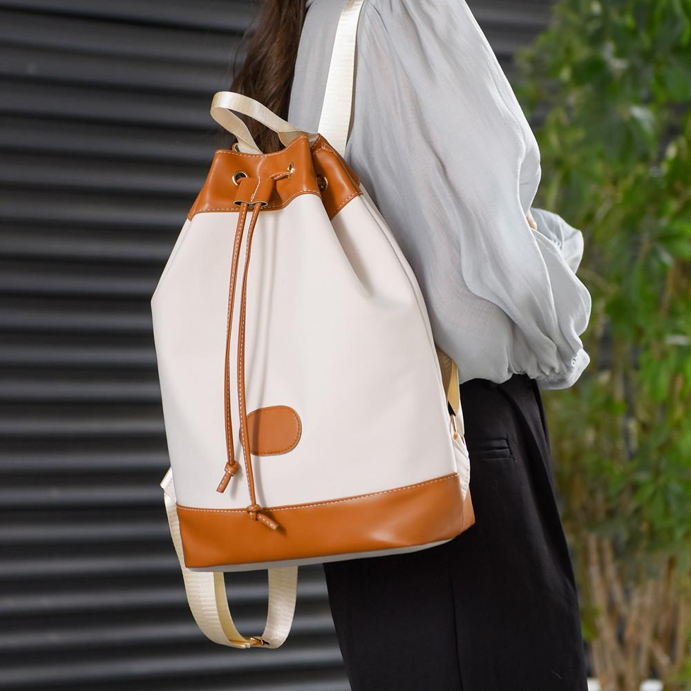 Женская сумка-ведро на шнурке — фото 3