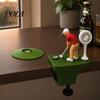 Mini Golf Putter Bottle Opener with Built-In Metal Blade And Rotating Clamp, Golfer Gift For Golfers Design Magnetic Cap Catcher Catcher, Fun