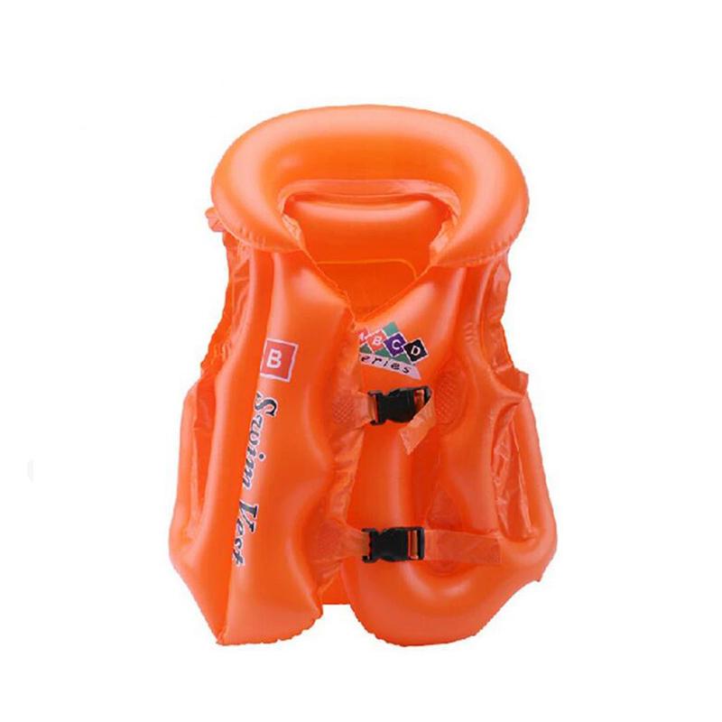 Childs Inflatable Life Vest Floatage Swimsuit Baby Pools Swimming Water Float Kids Coat Sleeveles Swimming Equipment