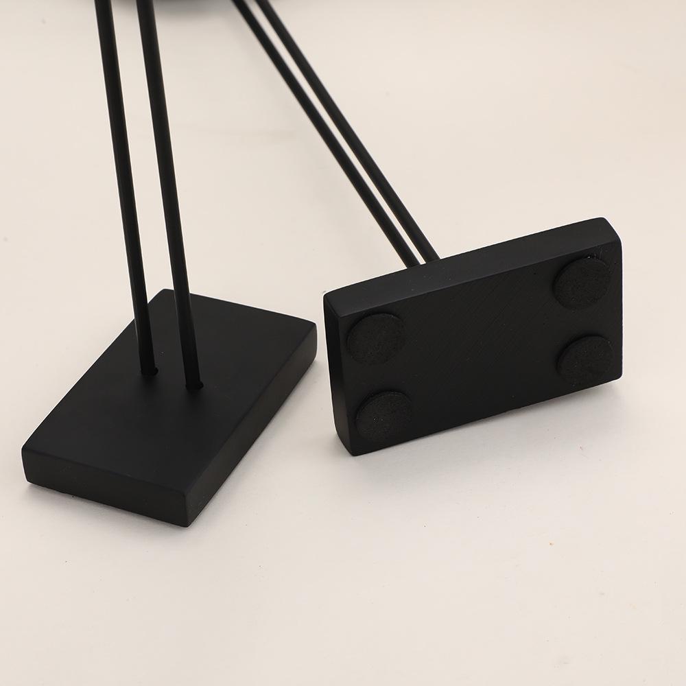 Minimalist Black Bird Desk Ornament for Home and Bedroom Decor