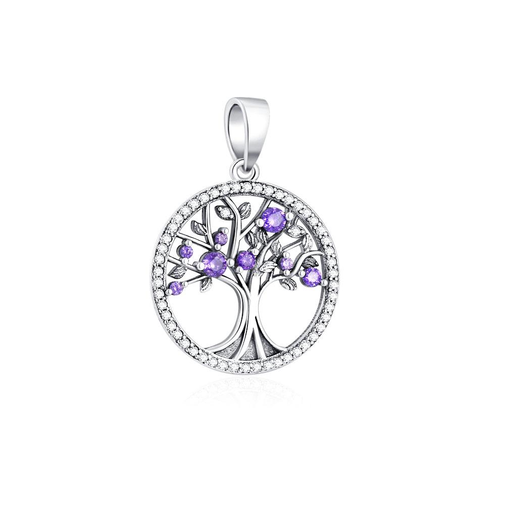 New Copper Clover Pendant Fit Original Women Bracelet Diy Fine Dangle Jewelry Life Tree Bead Spring Charm Amulet Gift