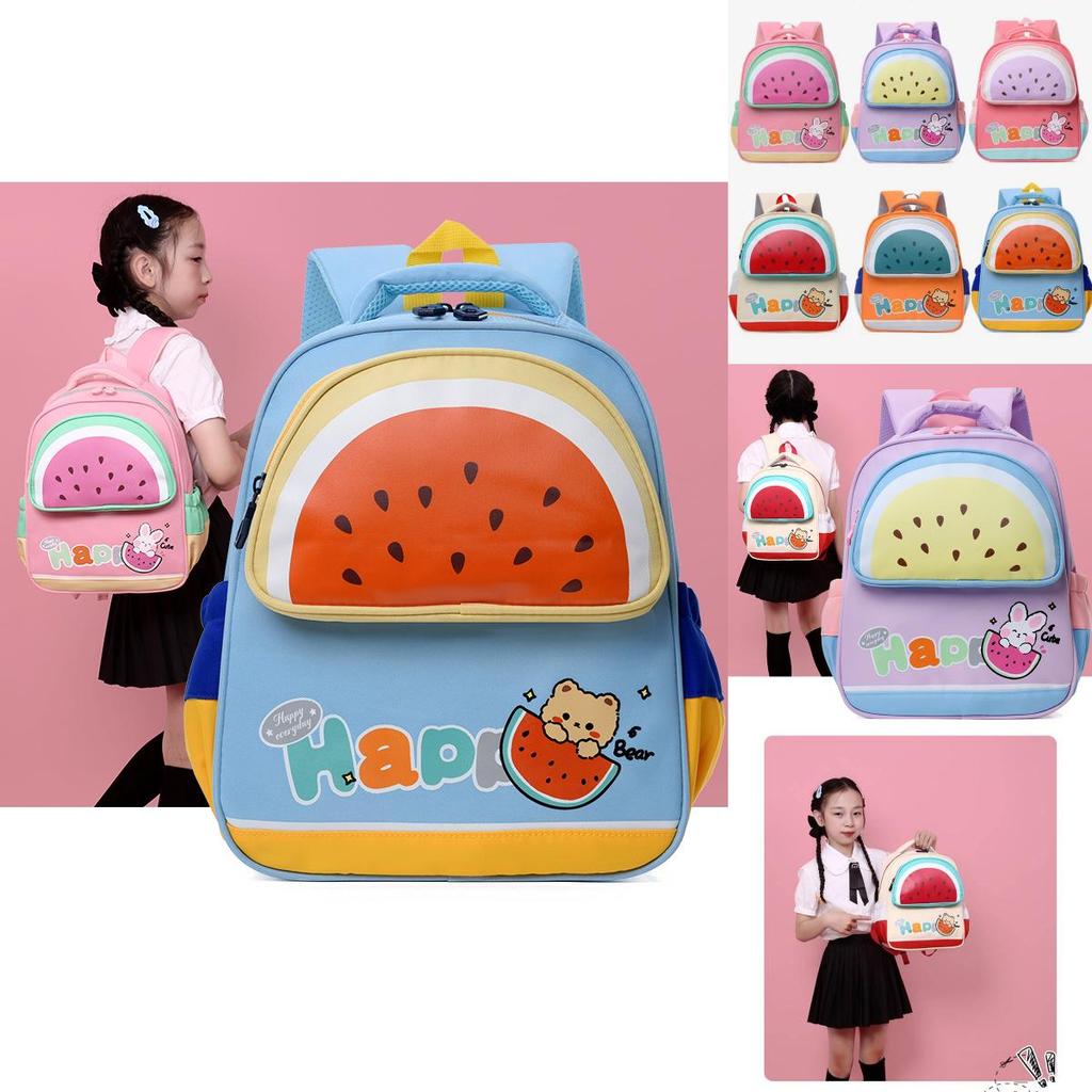 Adorable Toddler Backpack Lightweight Nylon Cute Cartoon Design For School