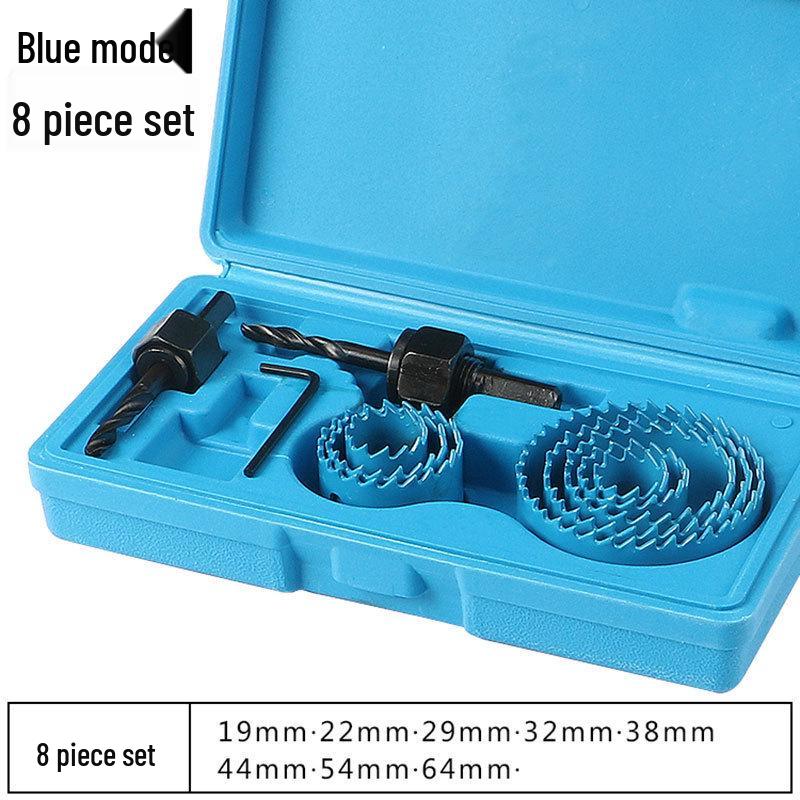 Multifunctional Woodworking Hole Opener: Wooden & Plastic Drill Bit Set for Drywall, Ceiling, and Downlight Installation