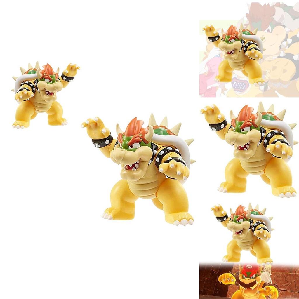 Super Mario Bowser Figurine Jouet en PVC Hauteur 10cm Modèle Collectionnable Dessin Animé