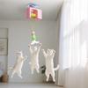 Electric Suspended Cat Toy Rechargeable Interactive Hanging Door Kitten Toy Automatic Electric Flying Bird Cat Toy Supplies