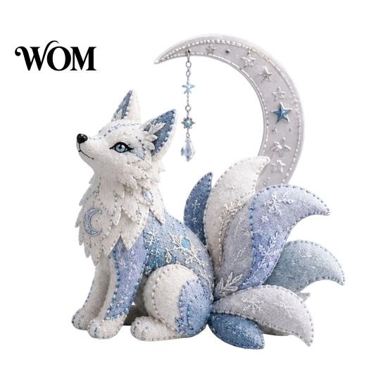 Anfänger Nähset Arktische Tiere DIY Patchwork für Anfänger, Winterwächter Tier-Set, 3D Gemütliches Zuhause Dekoration Basteln Stofftier Mythisches Wesen