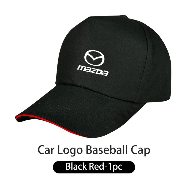 Car Baseball Cap Summer Outdoor Sun Hat Men Women Sports Hats Accessories For Mazda 3 6 CX5 CX3 CX7 MX5 MX30 CX30 CX50 RX8 CX70