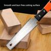Double Sided 310mm Carpentry Handsaw With Ergonomic Wooden Handle High Durability SK5 Blade For Professional Woodworkers