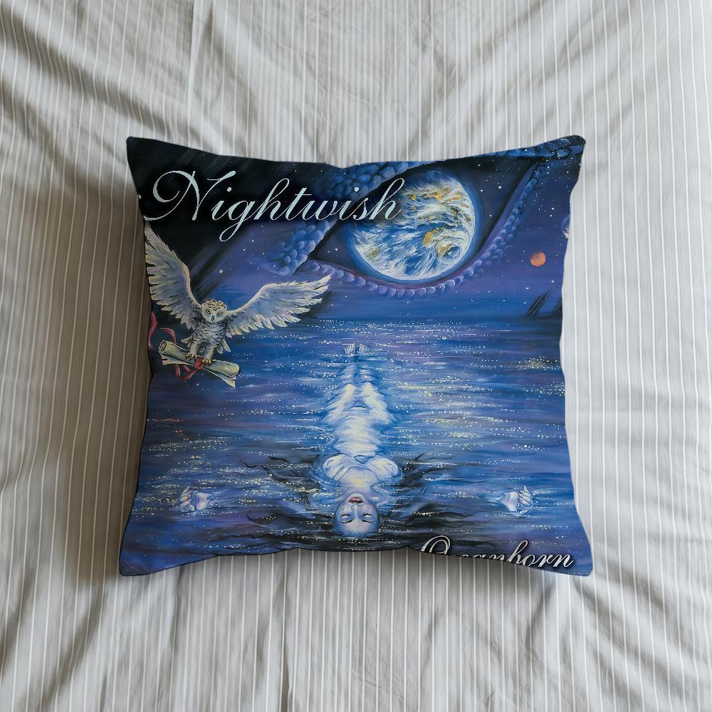 Cushion Cover Square Decorative Throw Pillow Nightwish Case Sofa Bed Car Living ALBUM Room Band Birthday Anniversary Gifts