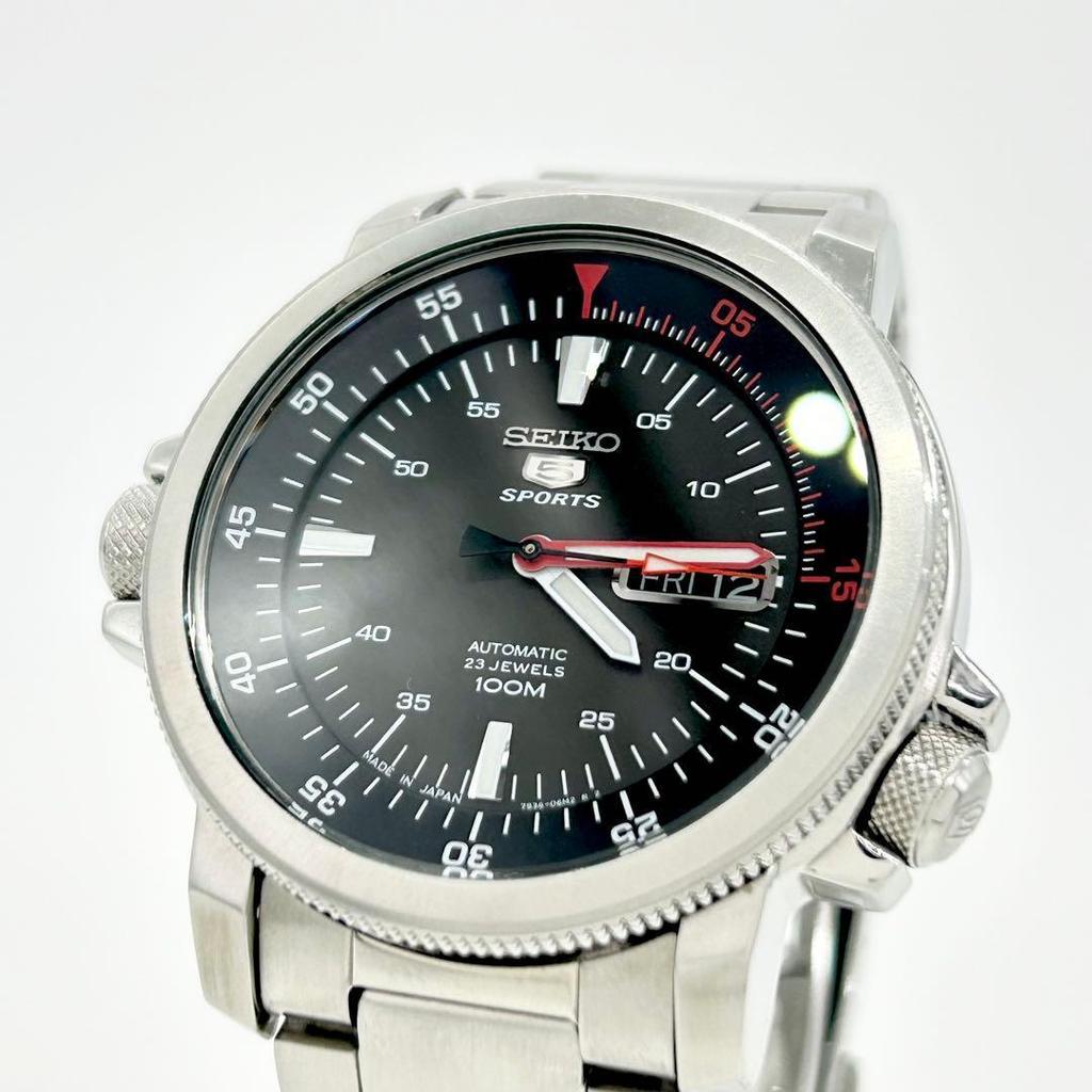 Used SEIKO 5 SPORTS 100M 7S36-04Y0 Automatic Watch