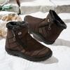 Women's Snow Boots Waterproof Cotton Boots Outdoor Non-Slip Warm Boots for Moms