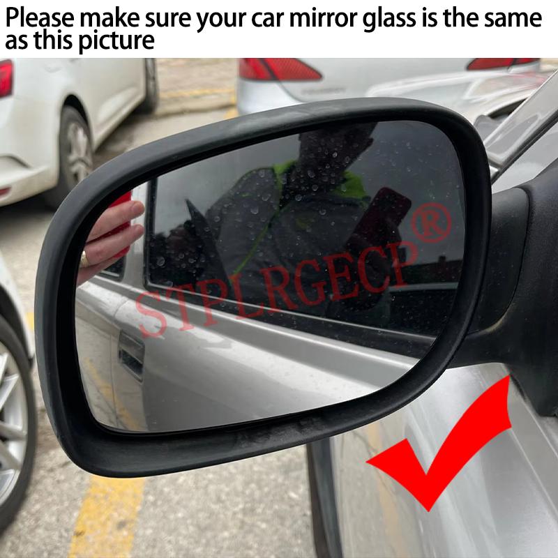 Stplrgecp Driver Left or Right Door Side Heated Wing Mirror Glass Lens for Land Rover Freelander L314 pre-facelift 1998-2002