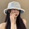 Denim Embellished Floral Fishing Hat For Comfortable Spring Wear Everyone For