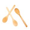 Wooden Round Bamboo Spoon Soup Tea Coffee Salt Spoon Jam Scoop Kitchen Tools