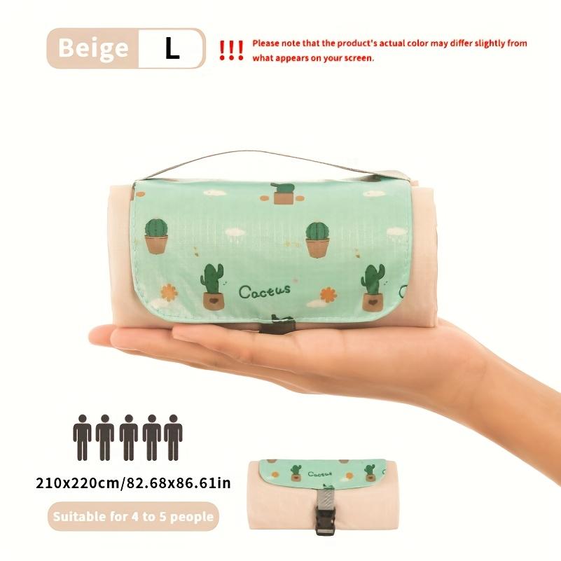 Extra Large Foldable Picnic Blanket with Carry Strap Multi-Style Outdoor Portable Picnic Mat Pocket Mini Beach Camping Sandproof Ground Cloth