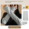 Sunscreen Cooling Ice Silk Arm Sleeves Summer Thin Sunshade Arm Sleeves Sports Cycling Driving Running Arm Cover